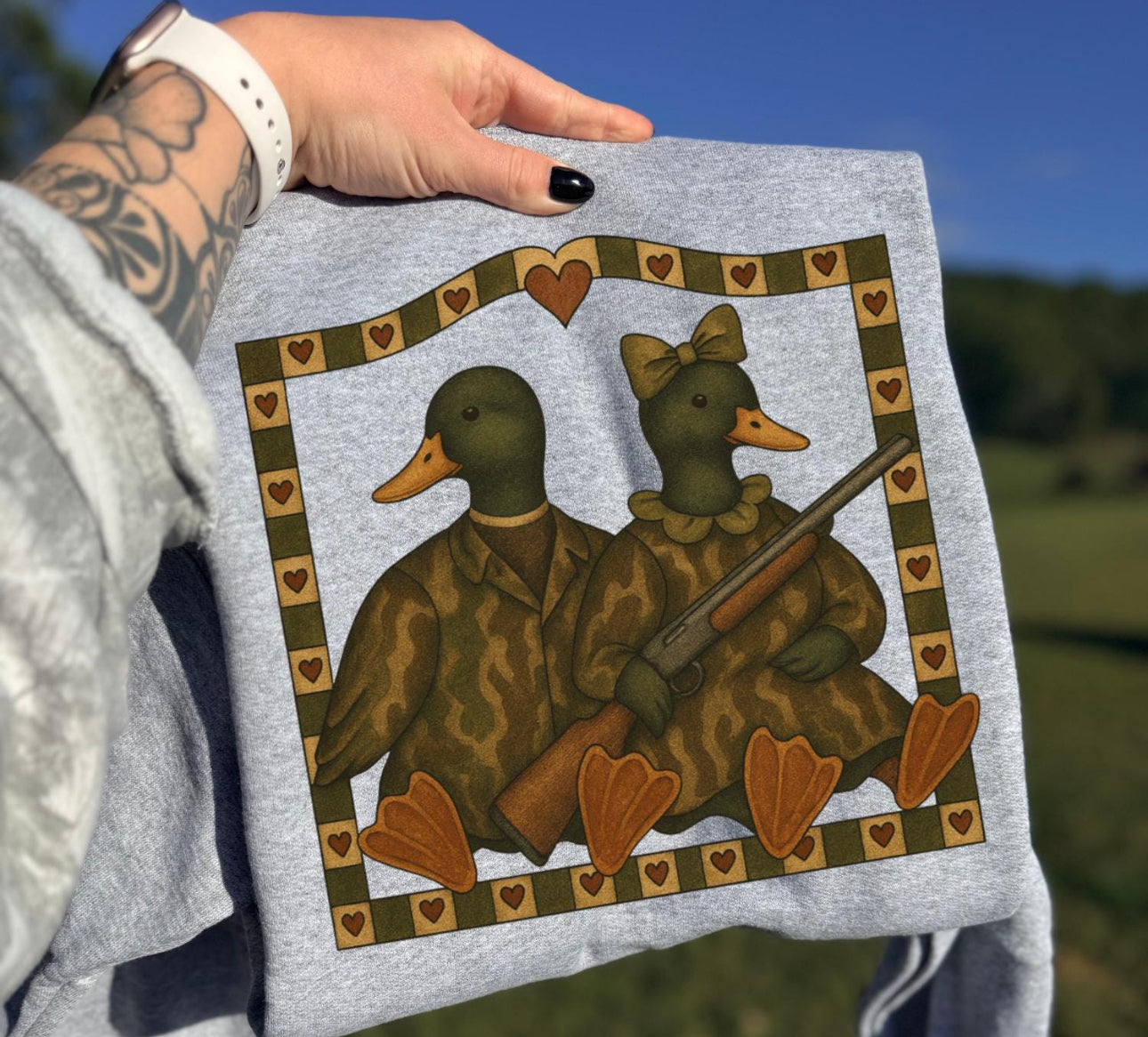 Vintage duck shirt