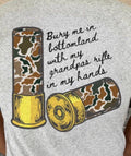 Bury me in bottomland shirt