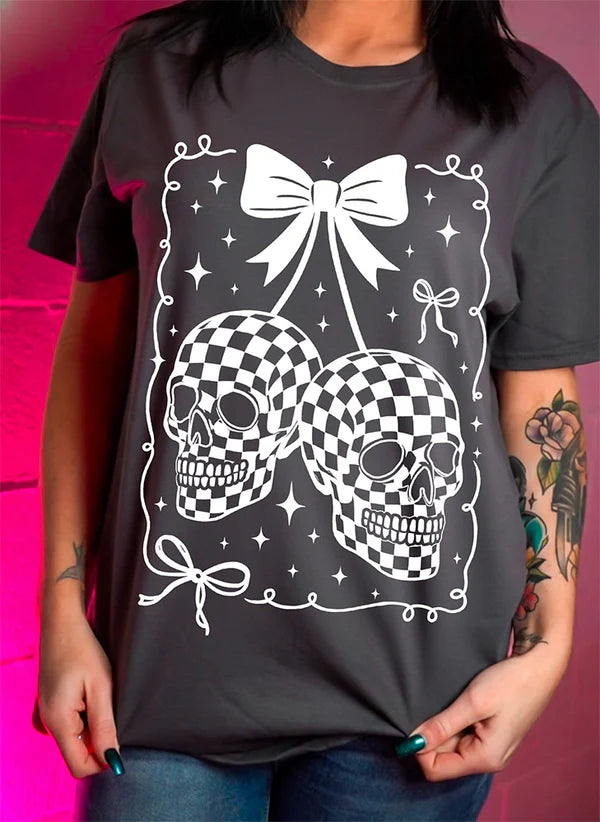Skull cherry shirt