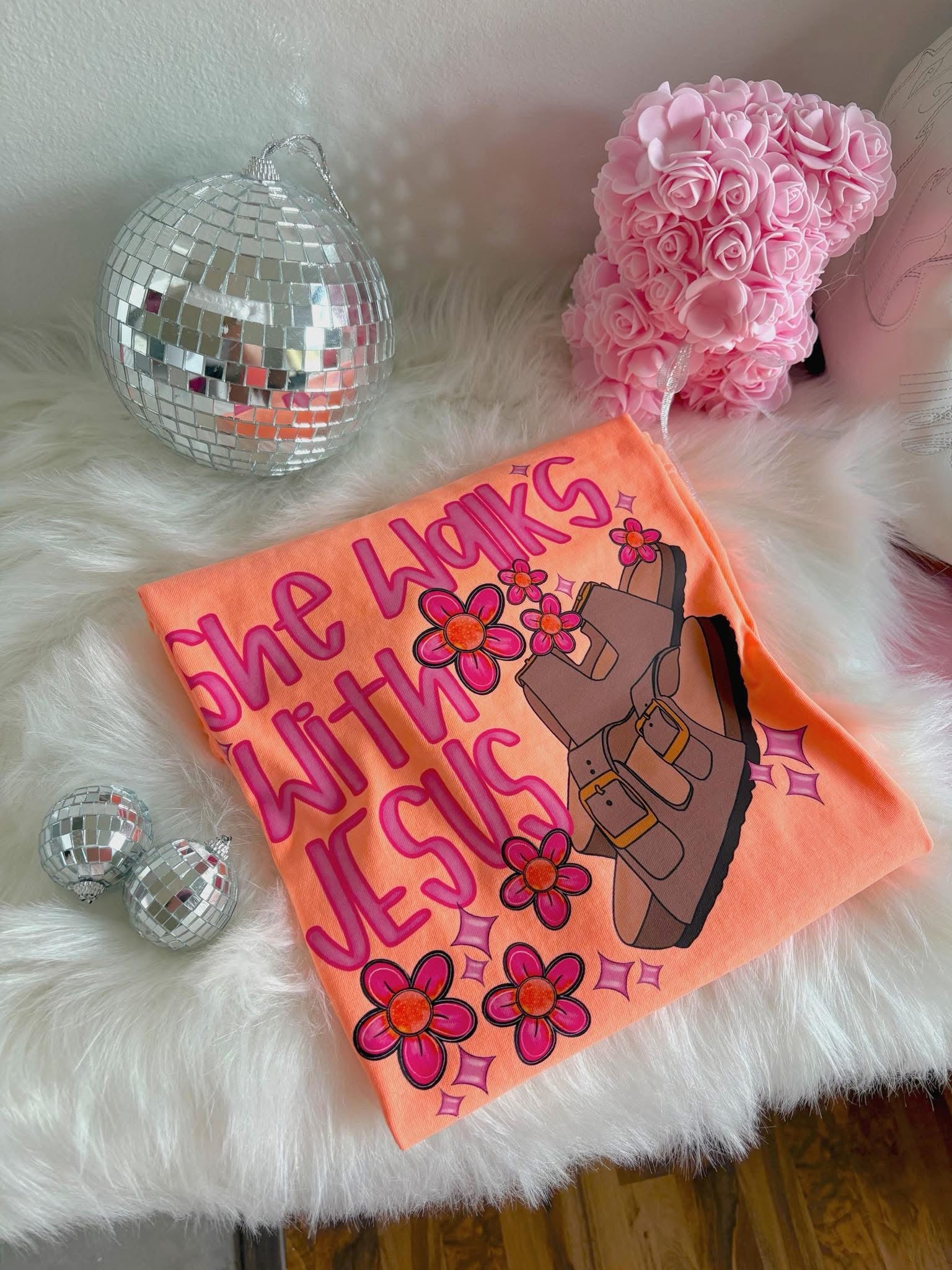 She walks with Jesus shirt