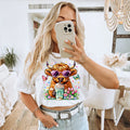 Highland cow star shirt