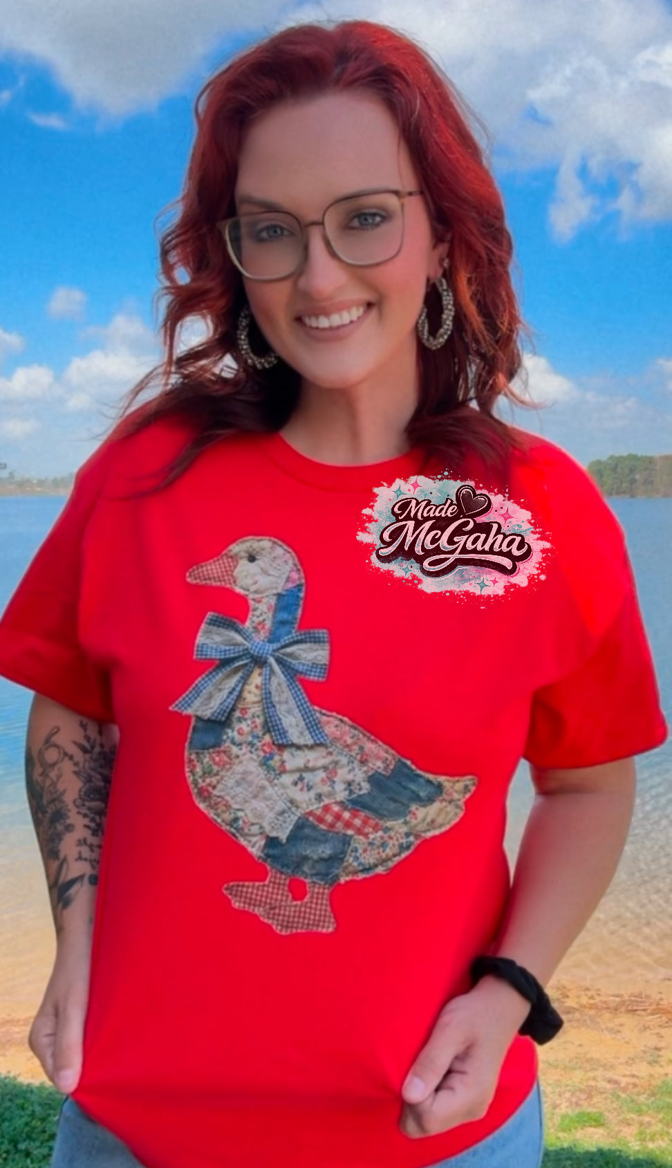 Quilted goose shirt