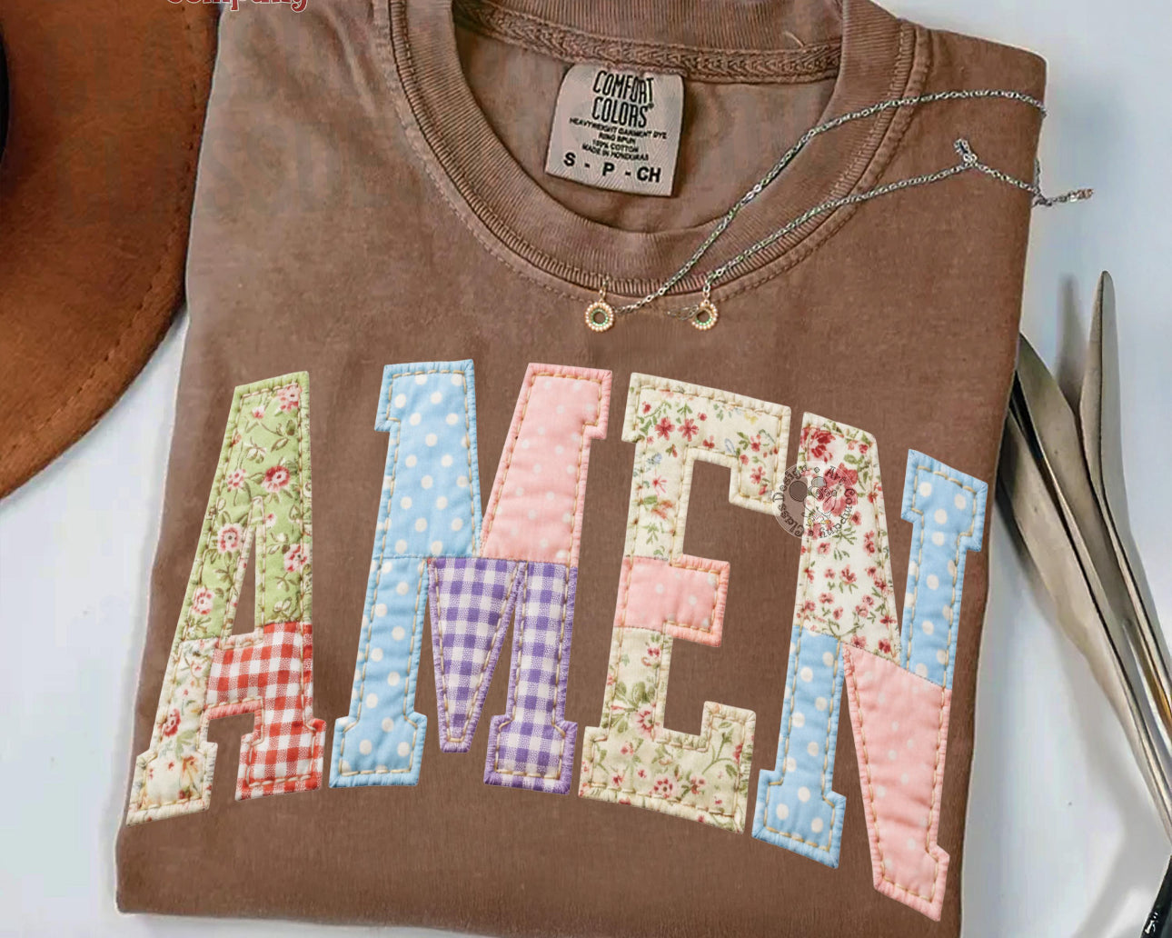 Quilted amen shirt