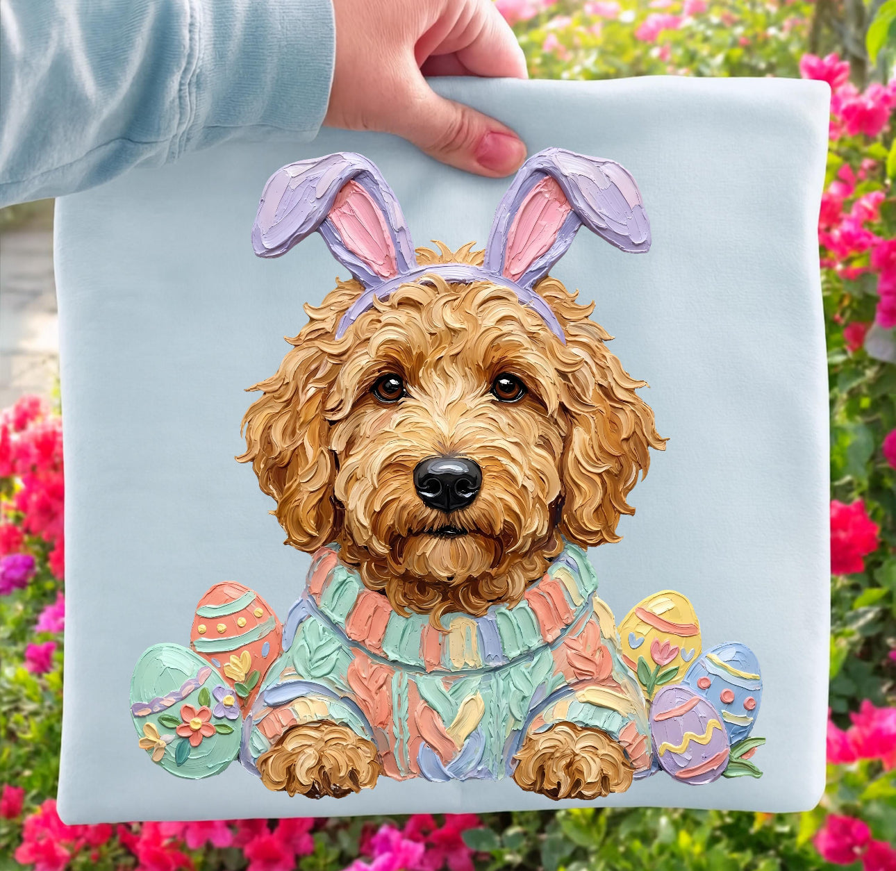 Easter dog shirt