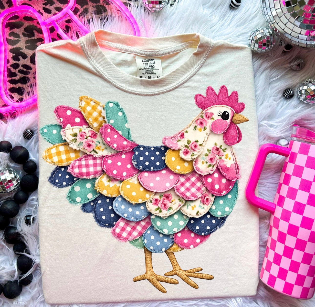 Quilted Chicken Shirt