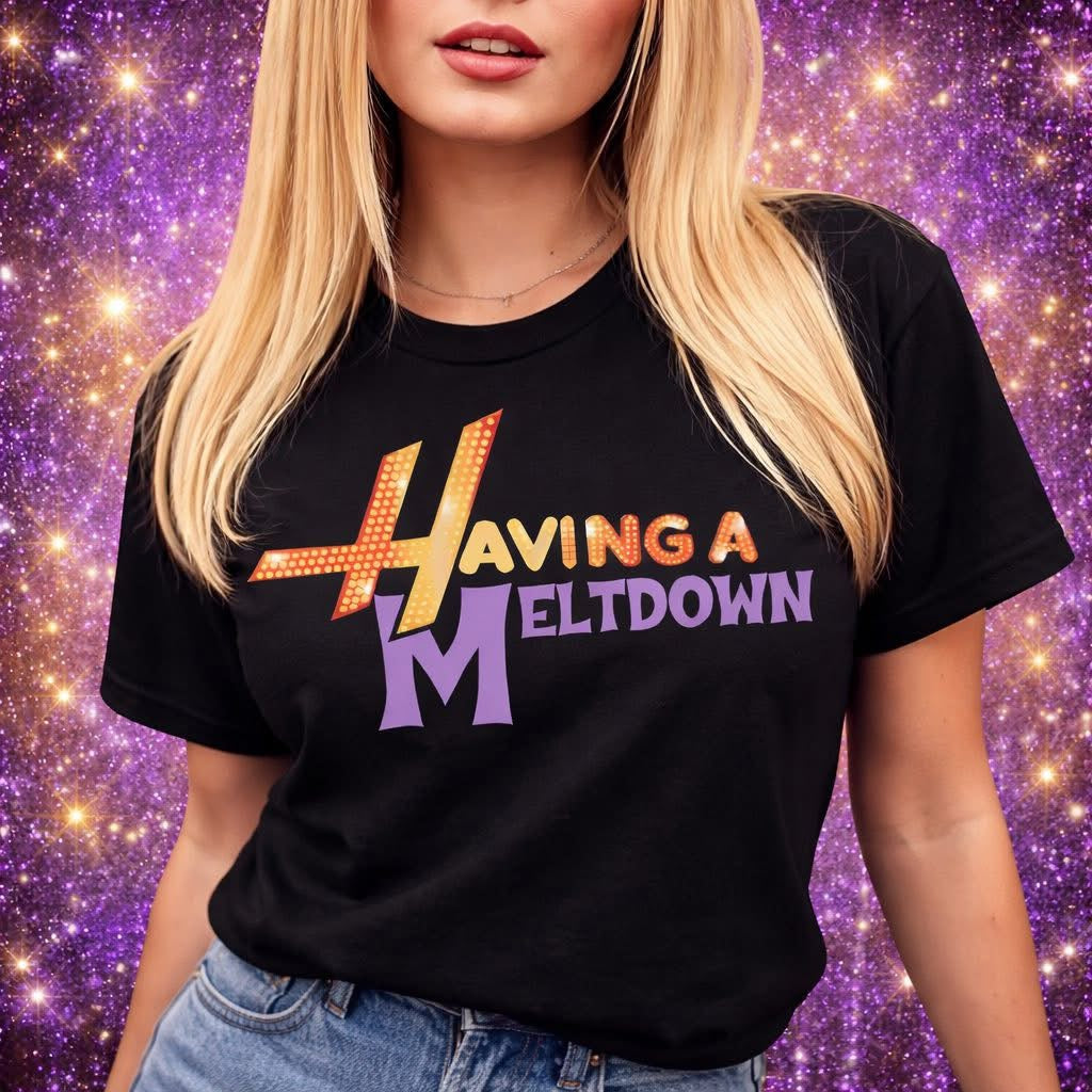 Hannah Montana having a meltdown shirt