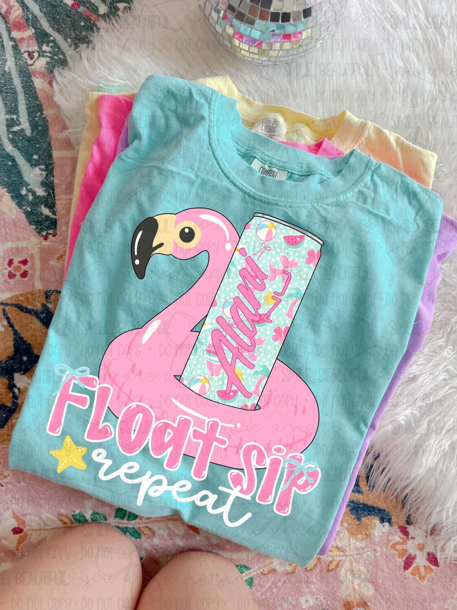 Float sip repeat shirt