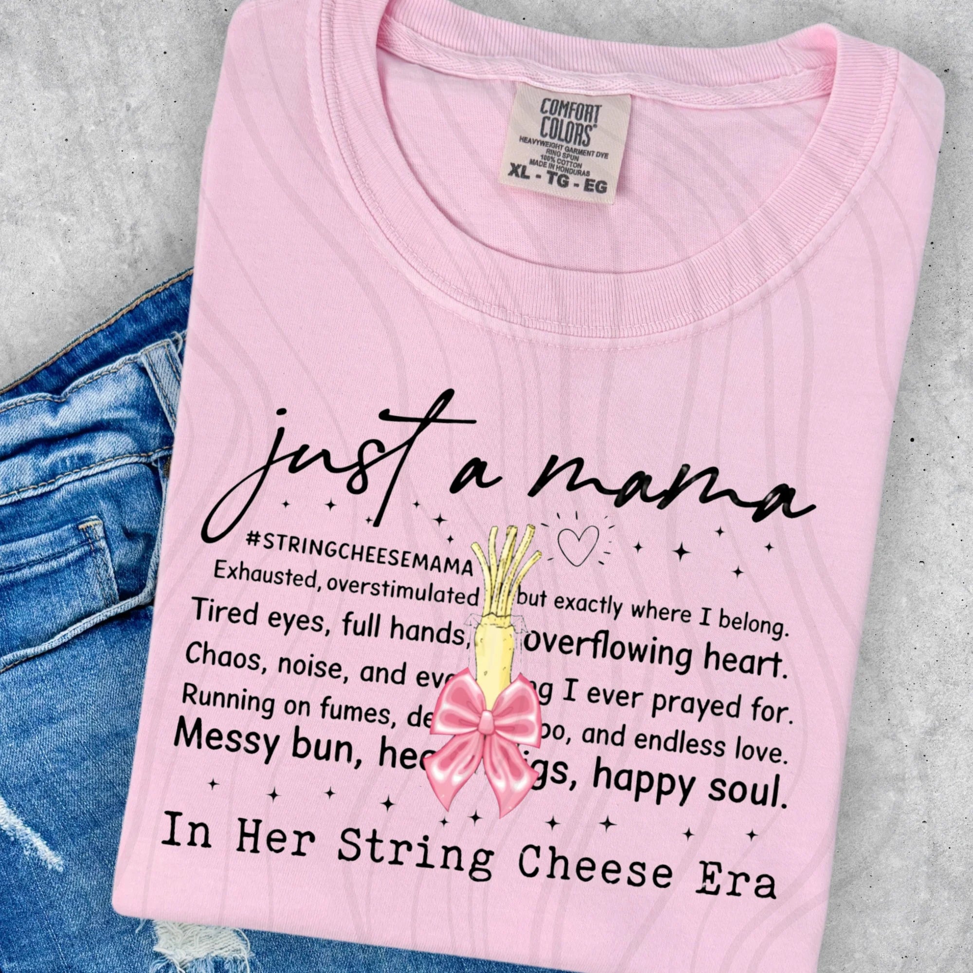 String Cheese Mom Era shirt