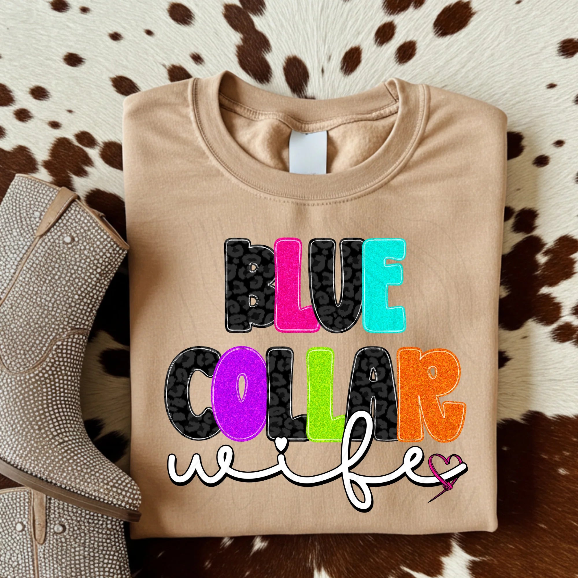 Blue collar wife shirt